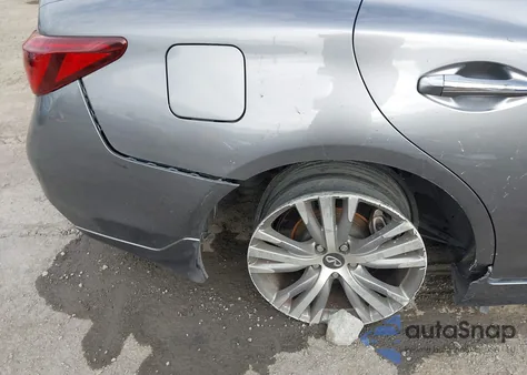 2018 Infiniti Q50 3.0T Sport z USA, uszkodzony, nr VIN JN1EV7AP9JM360893